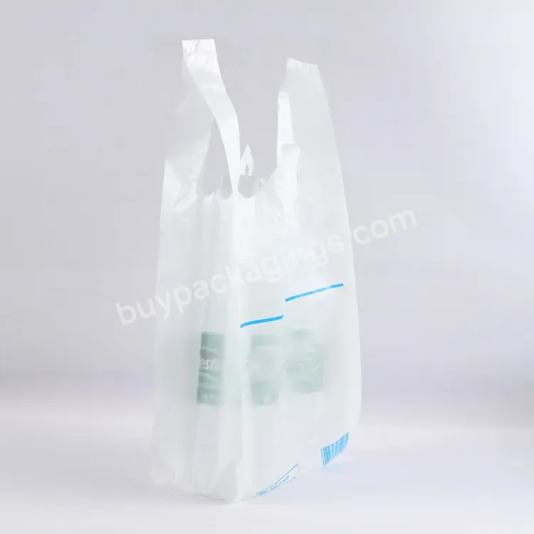 China Factory Direct Sale Biodegradable Heavy Duty Pe Plastic T Shirt Vest Carrier Packaging Shopping Bag For Grocery - Buy Grocery T Shirt Bag,T Shirt Bag Plastic,Plastic T Shirt Vest Carrier Packaging Shopping Bag.
