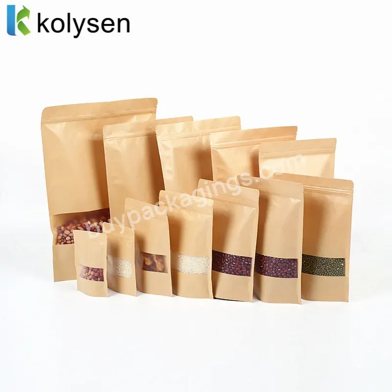 Top Fashion Juice Stand Up Pouch Brown Kraft Paper Bags - Buy Beer Stand Up Pouch Brown Kraft Paper Bags,Baby Food Kraft Paper Bags Zip Lock Packages,Sugar Food Grade Stand Up Pouch.