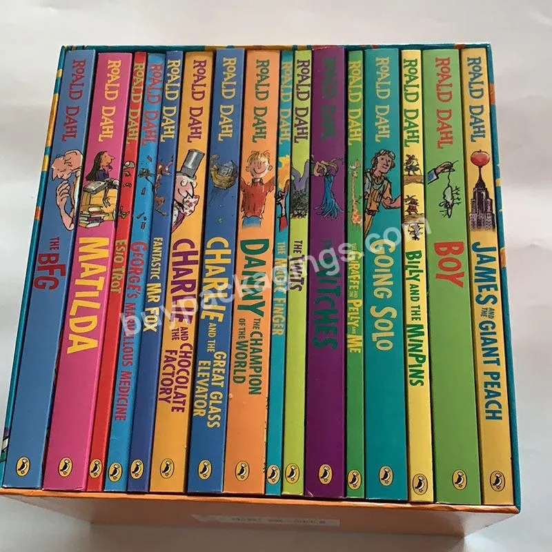 16 Books Roald Dahl Collection Children's Literature Novel Story Book Set Early Educaction Reading For Kids Learning English - Buy Roald Dahl Collection,Children Educaction Story Book,Kids Learning English Book.