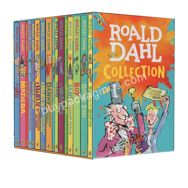 16 Books Roald Dahl Collection Children's Literature Novel Story Book Set Early Educaction Reading For Kids Learning English - Buy Roald Dahl Collection,Children Educaction Story Book,Kids Learning English Book.