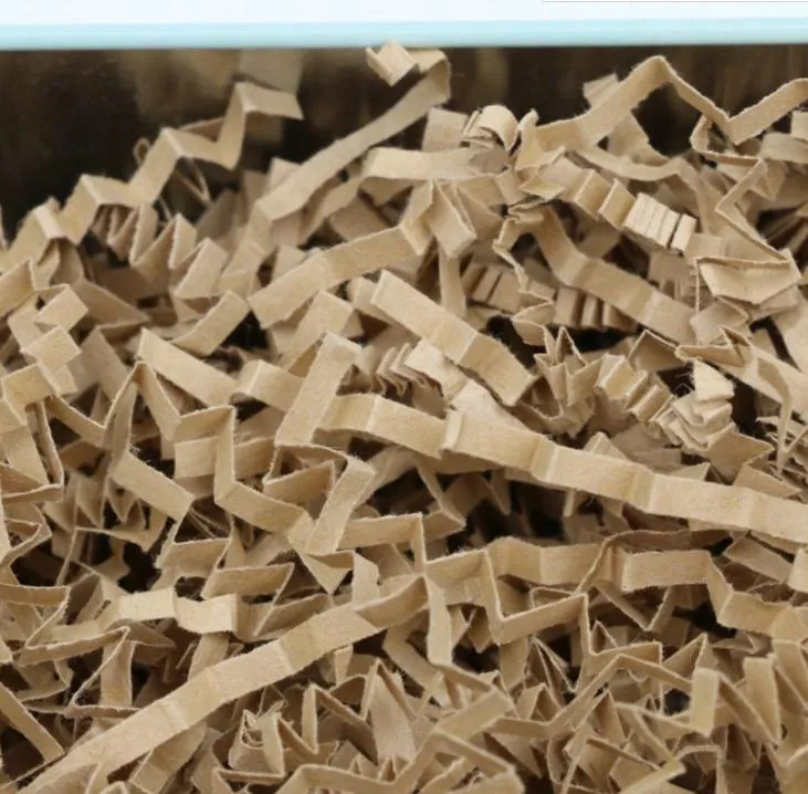 Brown shredded paper filler