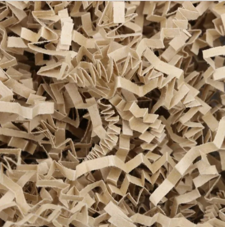 Brown shredded paper filler