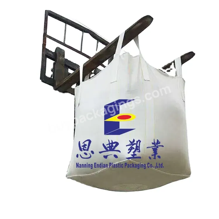 100% Polypropylene Pp 1000kg Jumbo Bulk Bag 1 Ton Big Bag For Sand Feed Fertilizer Maize Corn Grain - Buy Big Bag,1 Ton Big Bag,1000kg Bulk Bag.