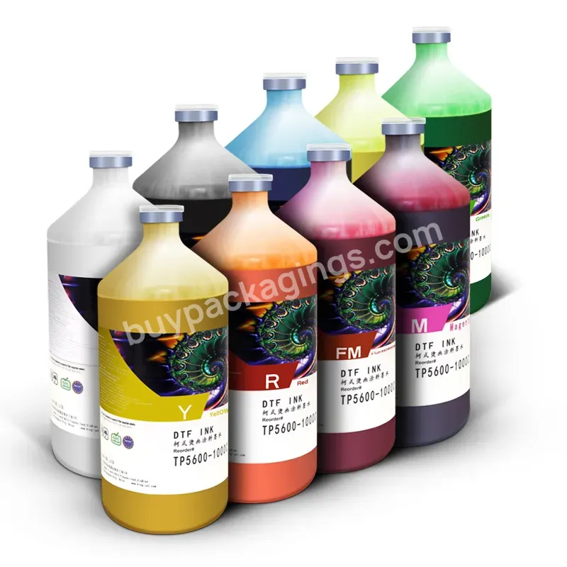 1000ml Premium Cmyk And White Ink Tank For Dtf Cmyk And White Ink For L805 L810 L850 L1300 L1450 L1455 L1800 L3050 L3150 - Buy Refill Injet Ink Dtf Ink Ink For 1000ml/bottle Universal Transfer Pet Film Transfer Textile Ink,Direct To Pet Film Ink,Whit