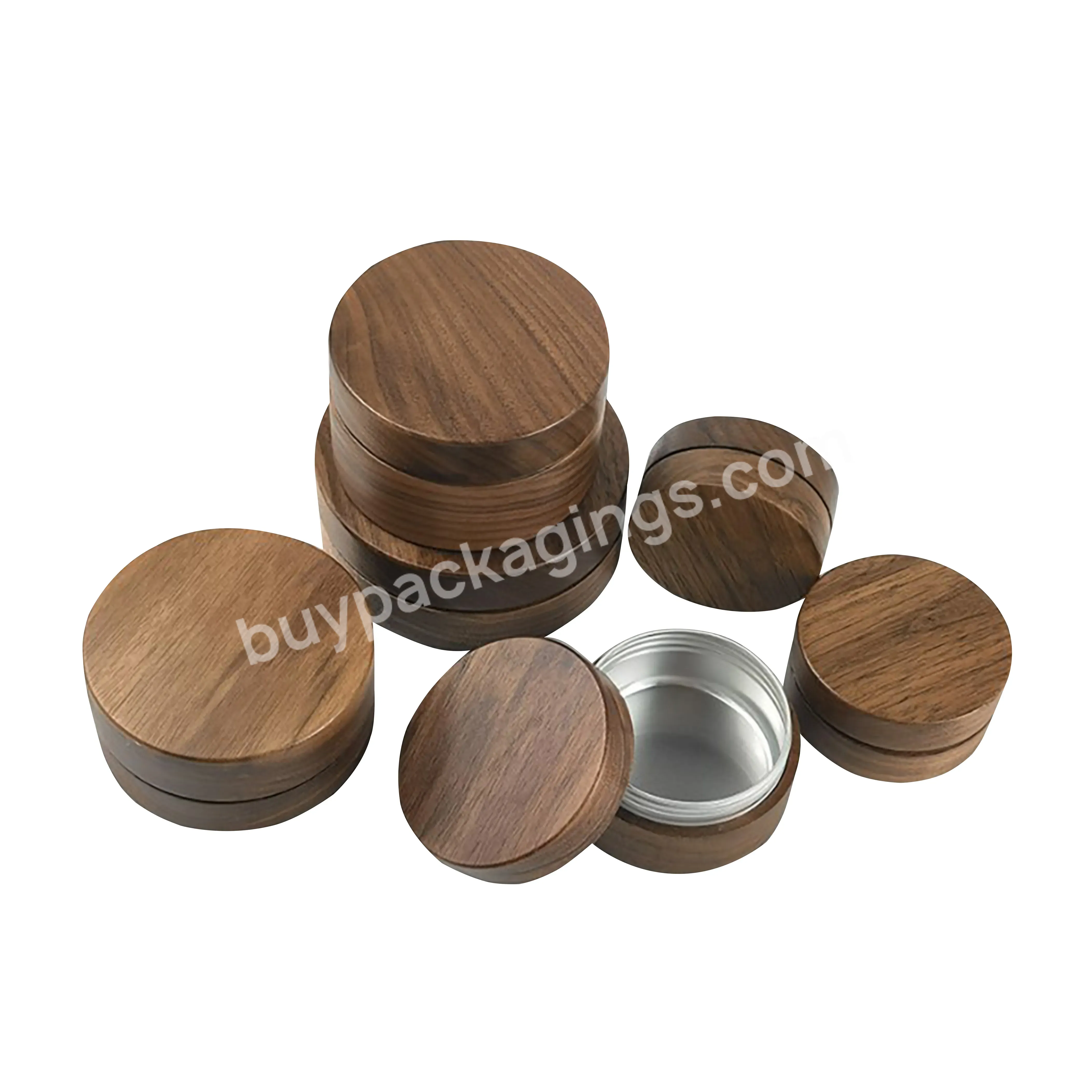 10g-100g Wholesale Round Bamboo Wood Cream Jar Portable Aluminum Essential Oil Bamboo Jar For Mask With Bamboo Lid - Buy 10g-100g Wholesale Round Bamboo Wood Cream Jar,Portable Aluminum Essential Oil Bamboo Jar,Jar For Mask With Bamboo Lid.