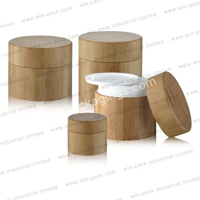 15g 30g 50g 100g 200g 250g Bamboo Cosmetic Packaging Face Cream Jar With Pp Or Glass Inner Glass Jar With Bamboo Lid - Buy Bamboo Cream Jar,Bamboo Cosmetic Packaging,Bamboo Cream Jar.