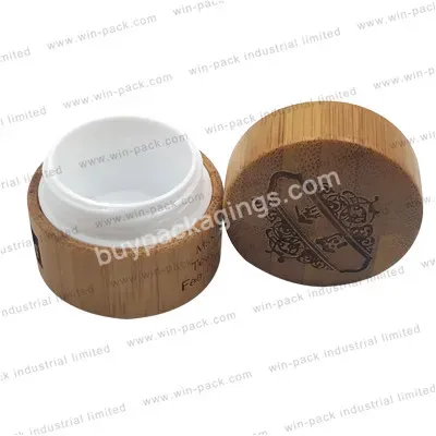 30g Cream Jar Skin Care Luxury Bamboo Cosmetic Containers With Pp Inner Custom Engraving Wholesale Eco Friendly - Buy Cream Jar Skin Care,Bamboo Cream Jar Luxury,Cosmetic Containers Wholesale.