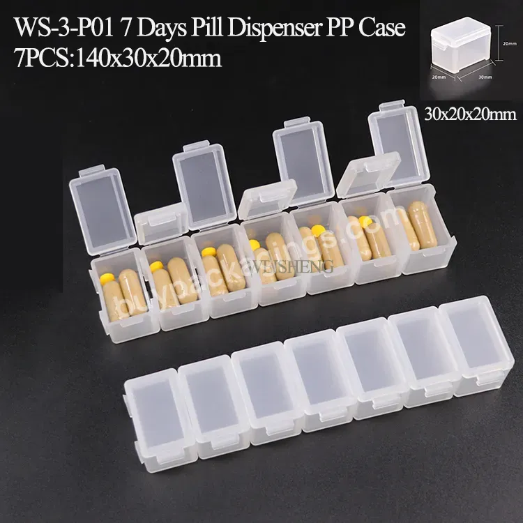 4 Days Big Pill Organiser Dispenser Container Medicine Case 8 Day Home Pill Case Pastilleros Medicinal Smart Pill Box - Buy Smart Pill Box,Travel Pill Case,Pill Organiser.
