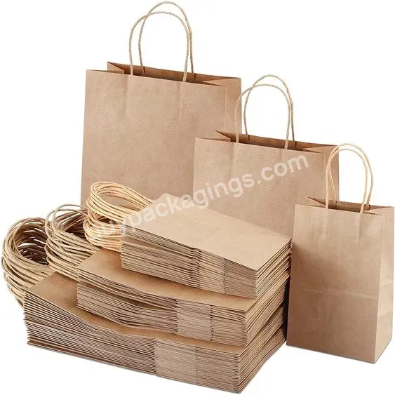 Assorted Size Paper Gift Wrap Bags With Handles For Small Businesses - Buy Gift Bags Bulk,Paper Bags For Small Business Brown Paper Bags With Handles,Brown Bags With Handles Brown Gift Bags Paper Bags With Handles Kraft Paper Bags Brown Gift Bags Wit