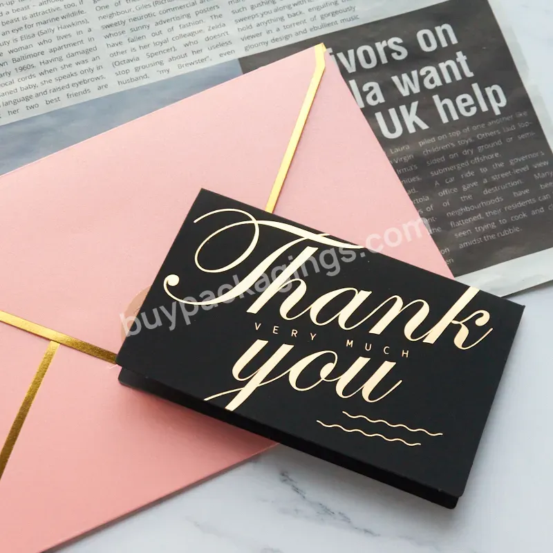 Biodegradable Customized Printing Logo Thank You Card Business Cards With Envelope And Sticker For Small Business - Buy Customized Printing Thank You Card,Thank You Cards With Envelope And Sticker,Biodegradable Thank You Cards.