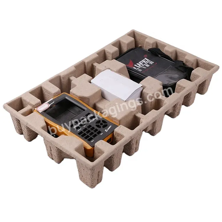 Biodegradable Shipping Tray Molded Pulp Electronic Product Packaging Tray Pulp Paper Packaging Tray Manufacturer - Buy Biodegradable Recycled Paper Pulp Tray,Electronics Packaging Tray,Packaging Trays.