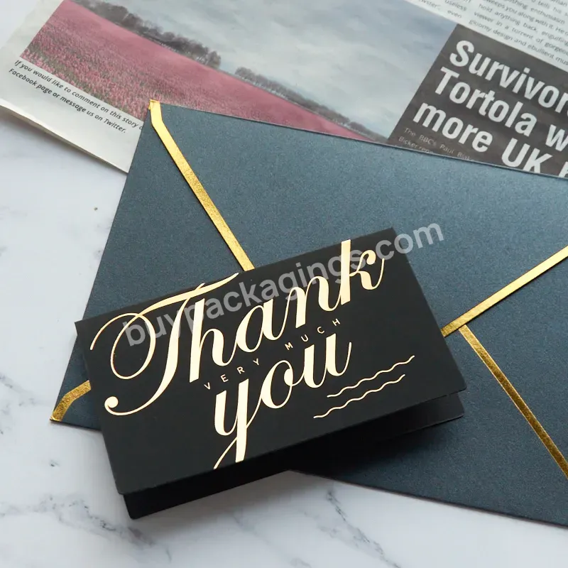 Biodegradable Thank You Business Card With Envelope And Stickers For Your Small Business - Buy Thank You Business Card,Business Card With Envelope And Stickers,Biodegradable Thank You Card.