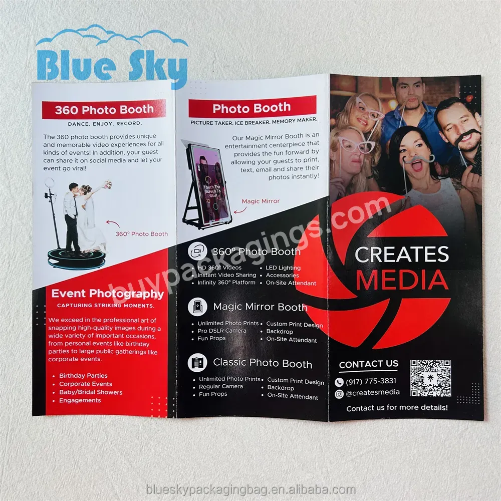 Blue Sky 157gsm Flyer Custom Cheap Brochure Printing Single Sheet Printing Bulk Printing Of Leaflets/brochures/pamphlets - Buy Custom Thank You Card For Buisness,Card Printing Paper,Thank You Card Recycled Paper.