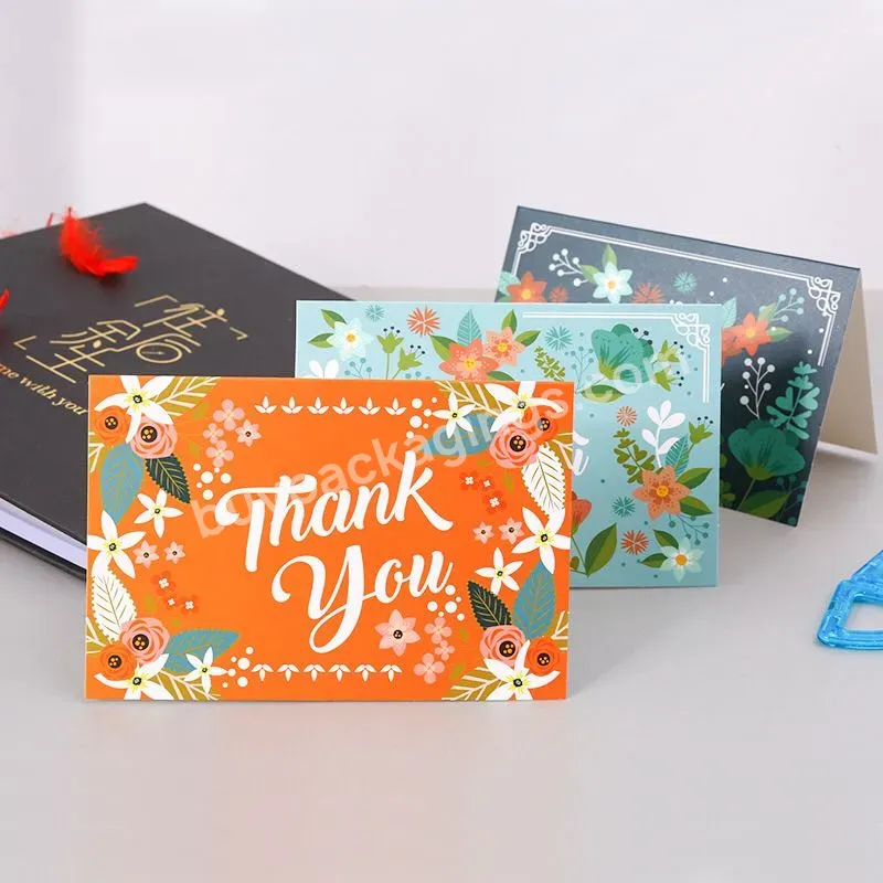 Cheap Price Custom Thank You Card For Small Business Custom With Gift Envelope Business Card Printing