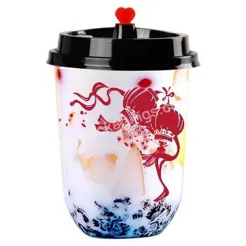 China Factory Supplies Disposable Injection Molding Plastic Cup With Lids For Bubble Tea Smoothie - Buy Disposable Injection Molding Plastic Cup With Lids For Bubble Tea Smoothie,Plastic Cup With Lids,Disposable Plastic Cup With Lid.