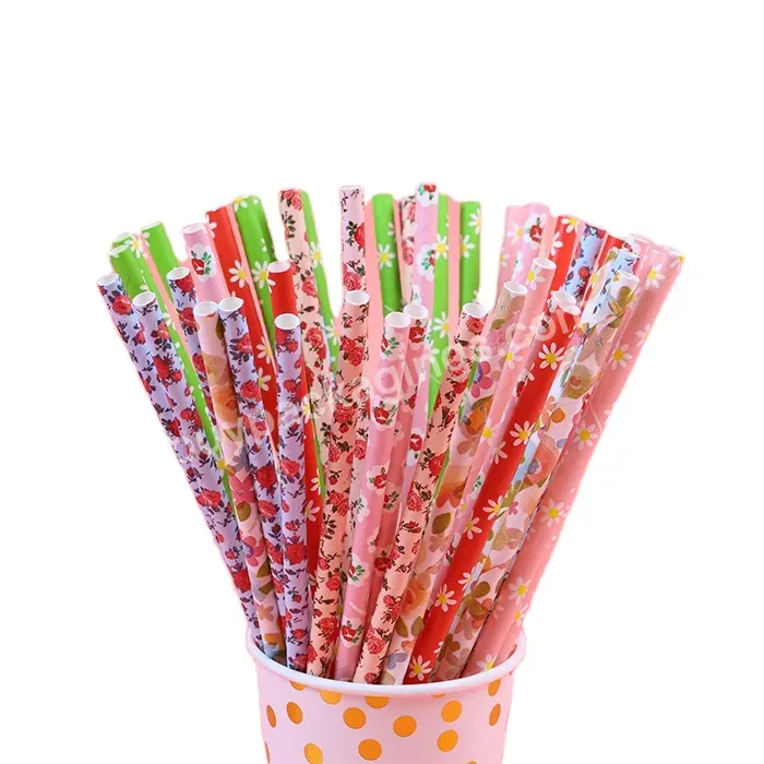 China Manufacturer Diagonal Biodegradable Bubble Tea Paper Straws Custom Design Colorful Party Paper Straw - Buy Bubble Tea Paper Straws,Biodegradable Paper Straws,Paper Straws.