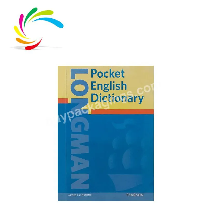 China manufacturer new arrival promotional softcover book English dictionary stock Longman Pocket English Dictionary