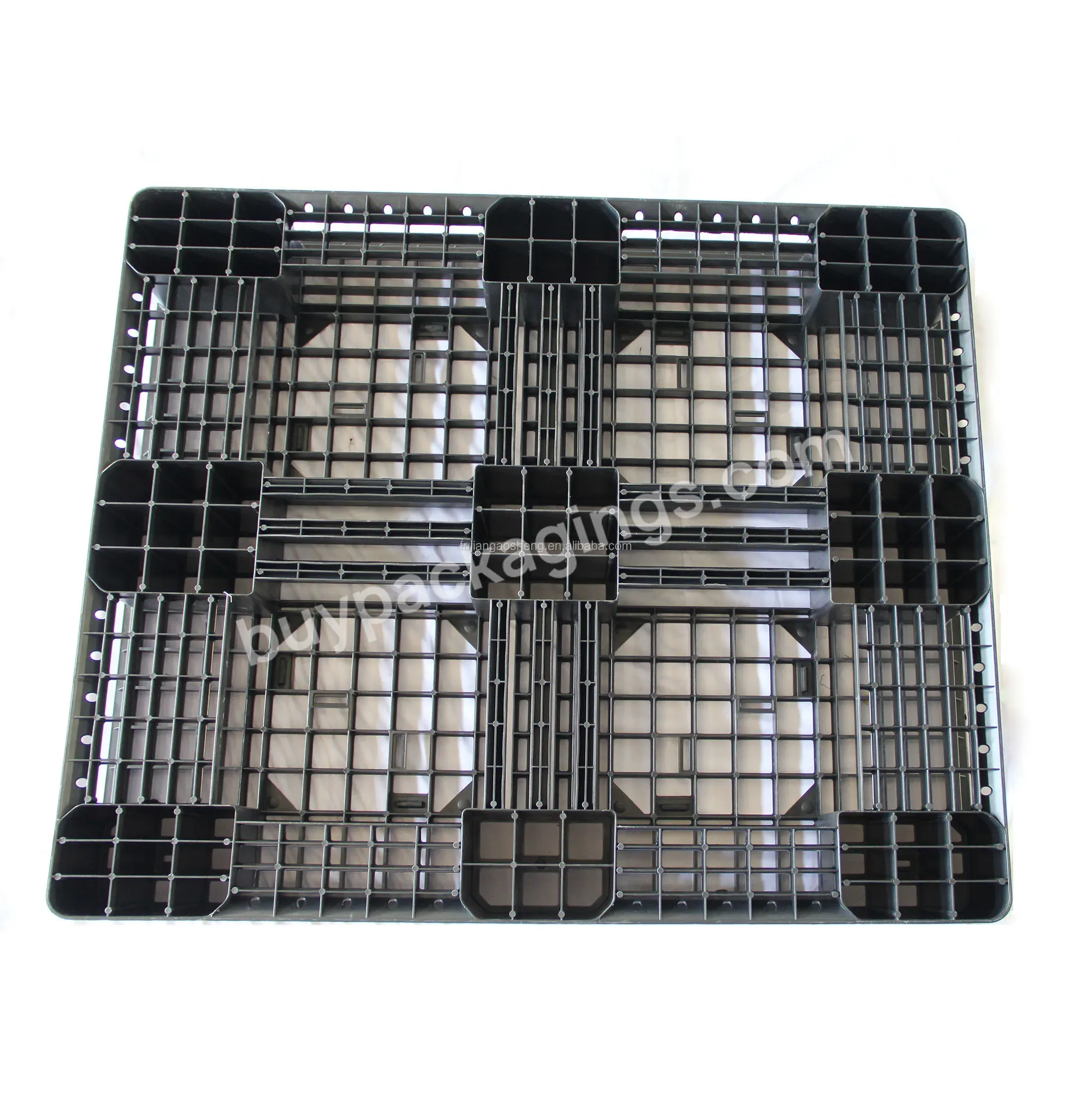 Cola Shipping Storage Heavy Duty Cheap Price Black Euro Hdpe Large Stackable Beverage Pop-top Can Plastic Pallet - Buy Forklift Trolley Pallet,Pop-top Can Pallets,Heavy Duty Beverage Pallet Racking.