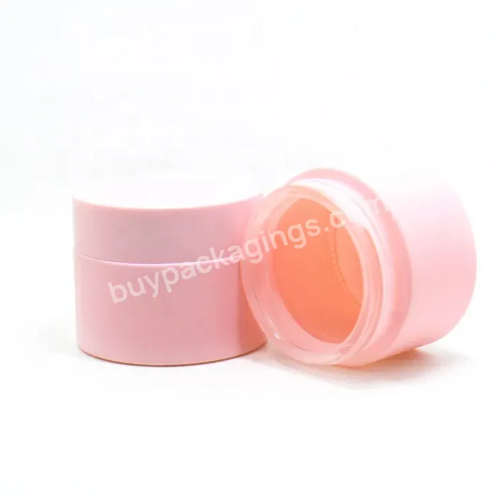 Cosmetic Packaging Oem Pink Matte Frosted 5g 10g 20g 30g 50g 100g Glass Cream Jar With Lid - Buy 1 Ounce Cosmetic Glass Jar,5g 10g 20g 30g 50g 100g Glass Face Eye Lotion Cream Jar,Skin Care Bottle Cosmetic Glass Jar 30g 50g Facial Cream With Twist Lid.
