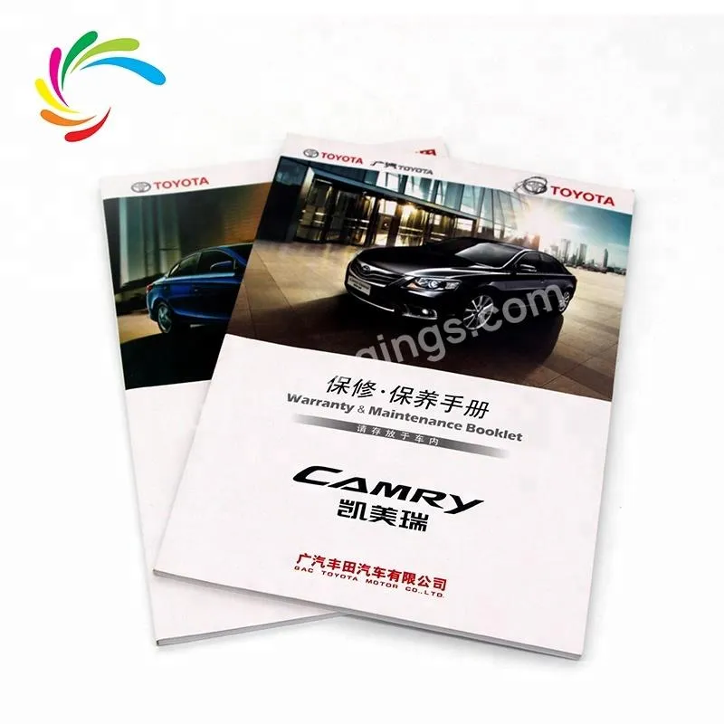 Custom Advertising Brochure company information printing product menu printing catalogue printing