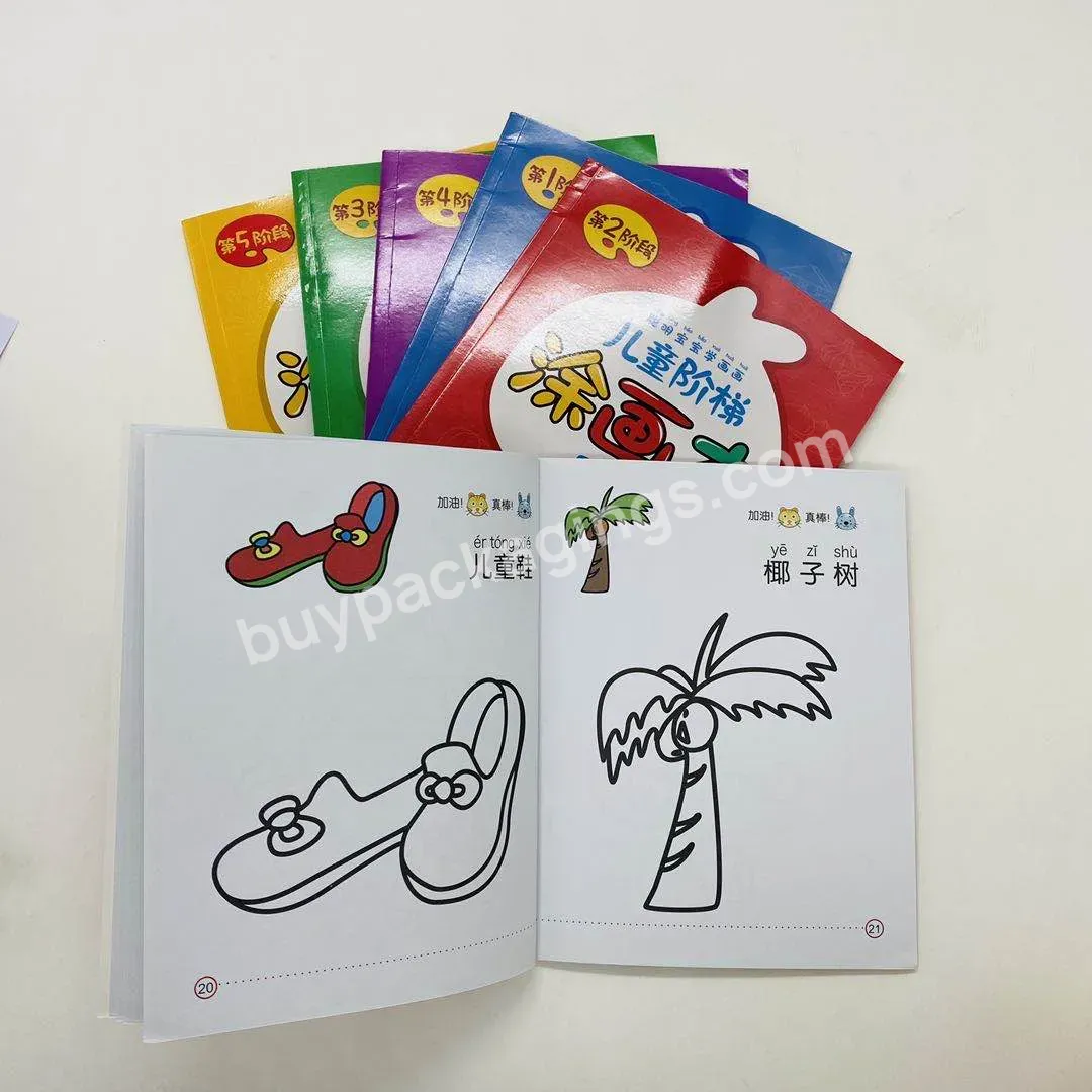 Custom Coloring Books Kids Cartoon Drawing Book For Children Printing