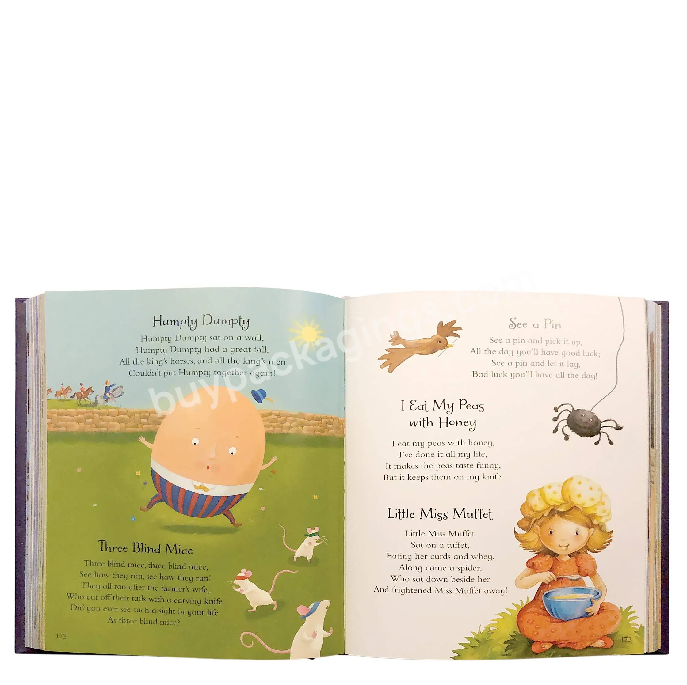 Custom Experienced Hardcover The Factory Price Color Story Picture Book Children Book Printing