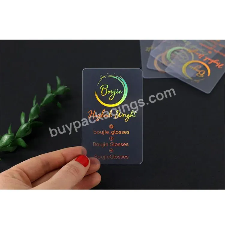 Custom High Quality Pvc Business Card Transparent Matte Printing Logo Name Business Card - Buy Transparent Business Cards,Clear Acrylic Cards,Custom Transparent Card.