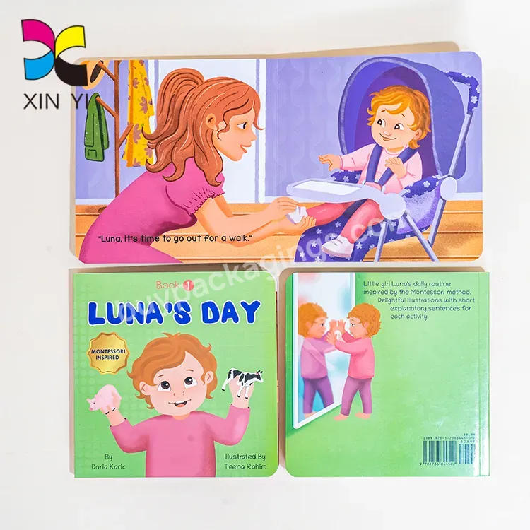 Custom Kids Mini Hardcover Designed Educational Books Full Color Custom Hardcover Book