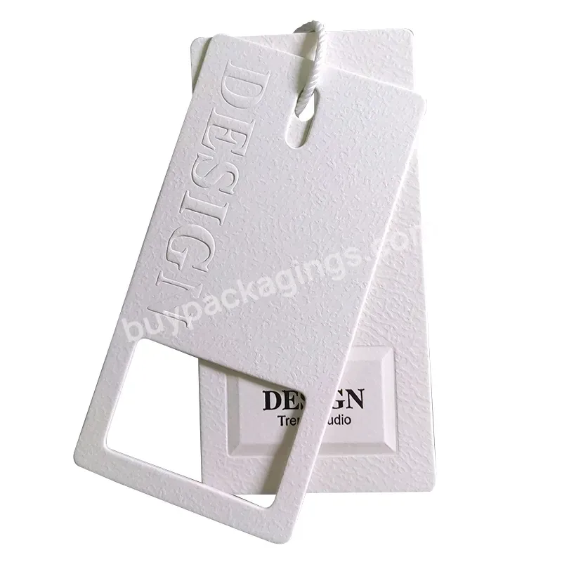 Custom Luxury Paper Hang Tags With String High Grade Garment White Cardboard Print Custom Hang Tags - Buy Hang Tags,Custom Hang Tags,Paper Hanging Tags.
