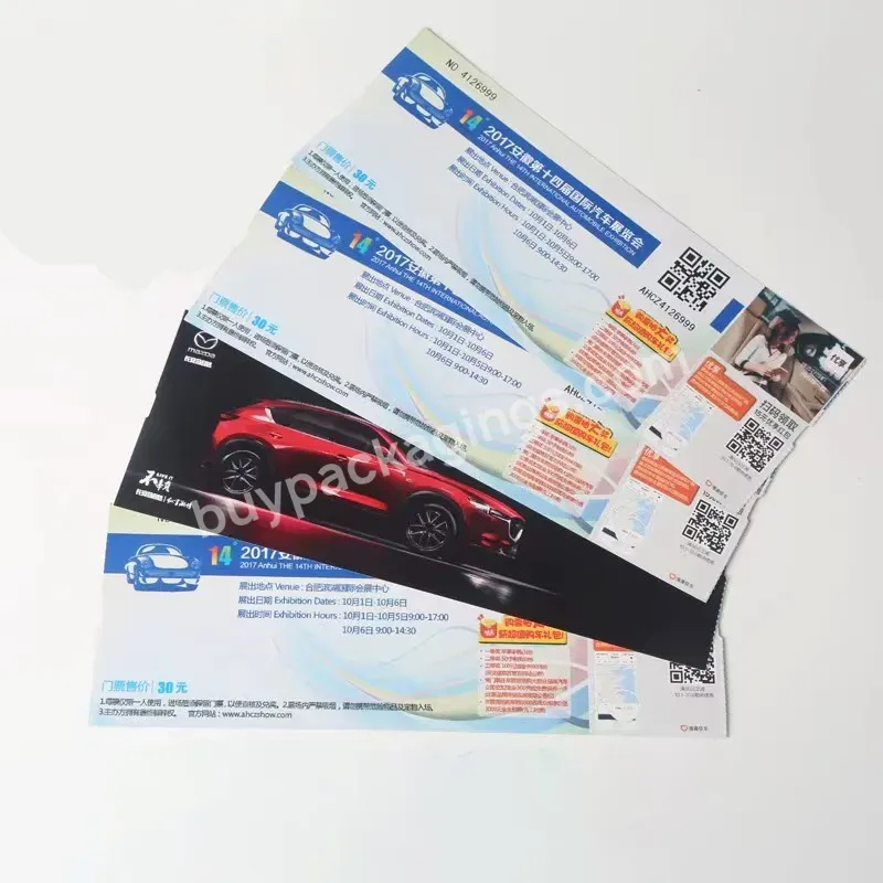 Custom Printed Coupons Tickets Vouchers Paper Print - Buy Printing Full Colors Glossy Coupon,Full Colors Glossy Ticket,Voucher Paper Printing.