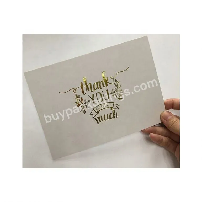 Custom Printing 400gsm 800gsm Thank You Cards Thanks Business Card Paper Hang Wed - Buy Business Card With Own Logo,Amazon Thank You Card,Paper Insert.