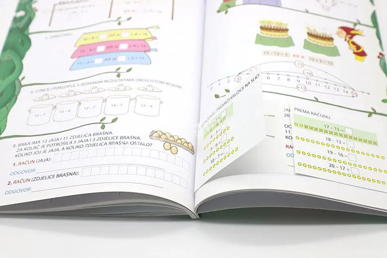 Custom Printing Softcover Textbook OEM Full Color Text Book Printing