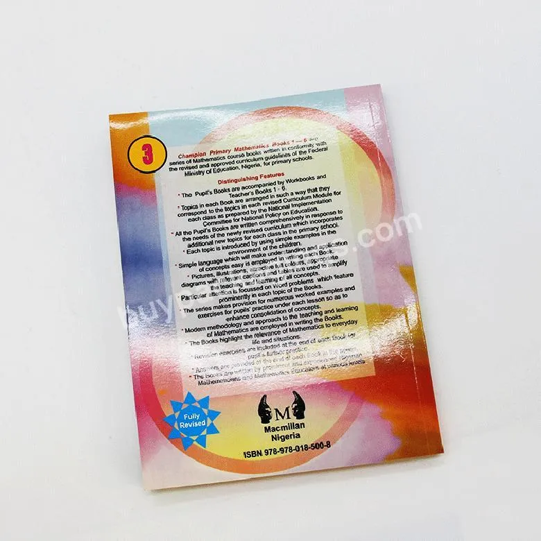 Custom Printing Textbook Softcover Book Printing Services