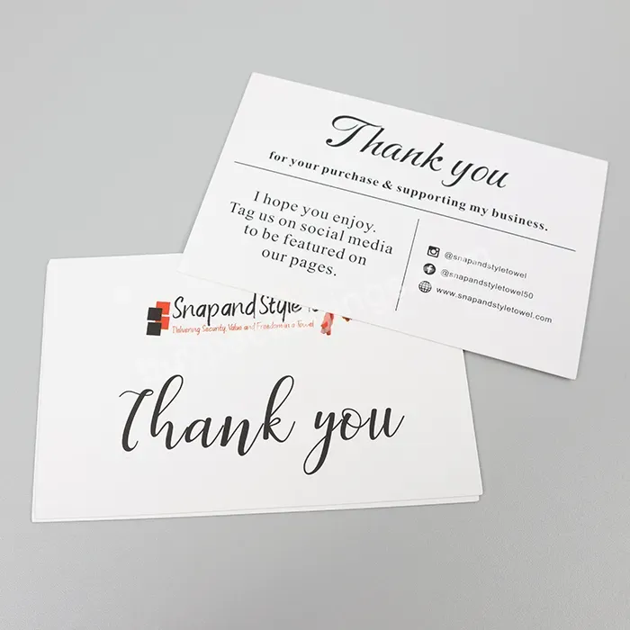 Custom Thank You Card For Business Thank You Cards With Custom Logo Thank You Card For Small Business - Buy Thank You Card For Small Business,Thank You Cards,Custom Thank You Card For Buisness.