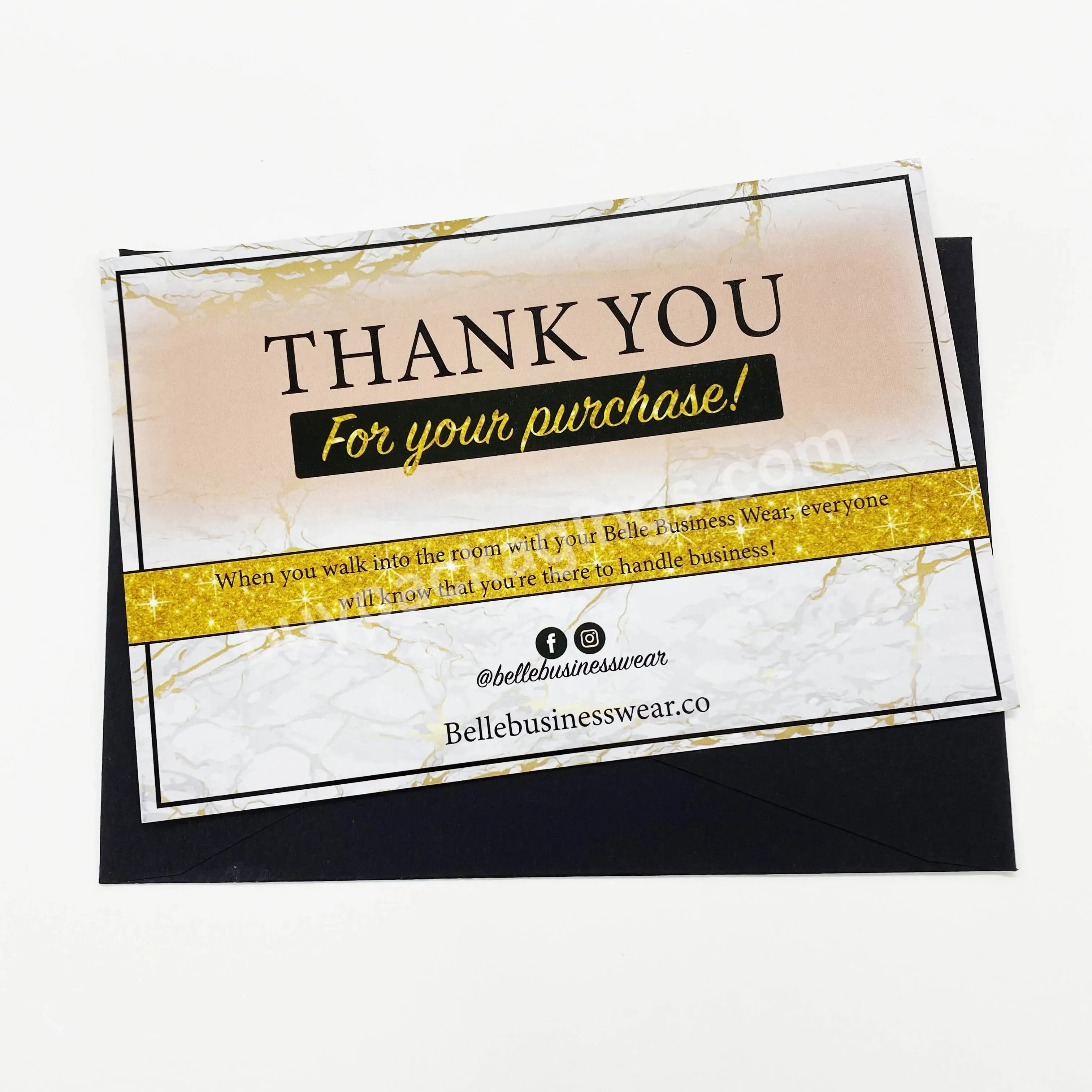 Custom With Logo Printing Promotional Set Greeting/gift/thank You Card For Business - Buy Thank You Card,Card With Envelope,Custom Greeting Card.