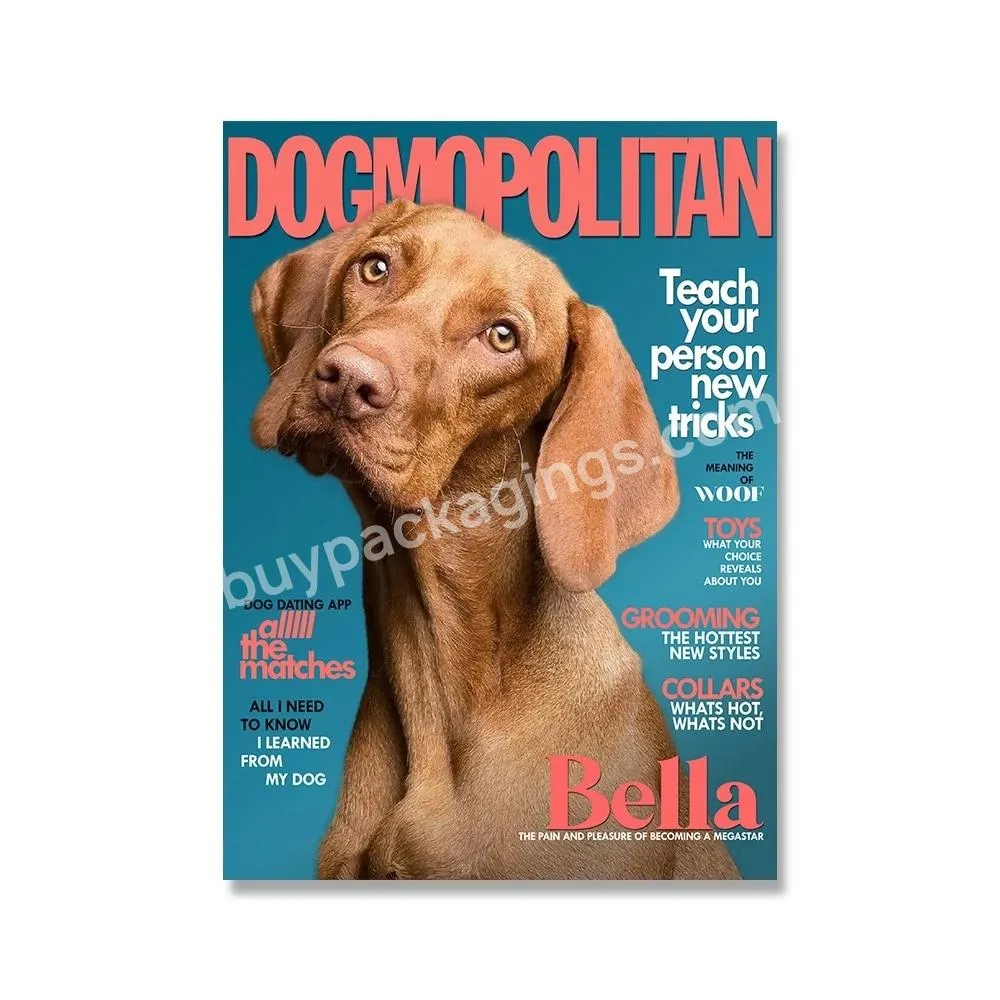 Customizable Cheap Magazine Printing Softcover Offset Printing Flyers Brochure Pet Magazine