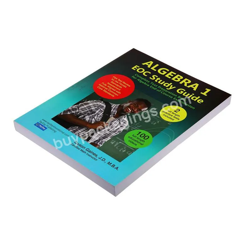 Customizable Printing Textbook Softcover Book OEM Text Book Printing