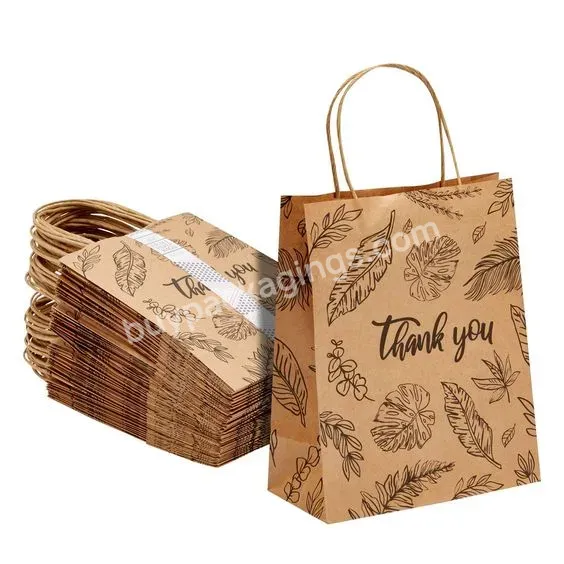 Customizable Retail Shopping Grocery Boutique Recyclable Kraft Paper Bags - Buy Paper Gift Bags Kraft Bags,Gift Bags Brown Kraft Paper Gift Bags Paper Bags,Brown Craft Bags Brown Paper Gift Bags With Handles Brown Gift Bag Gift Paper Bags Bolsas Para
