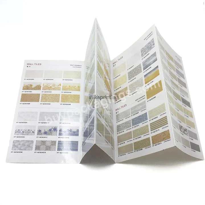 Customized Business Card Printing Folded Paper Menu Leaflet Flyers Printing Service