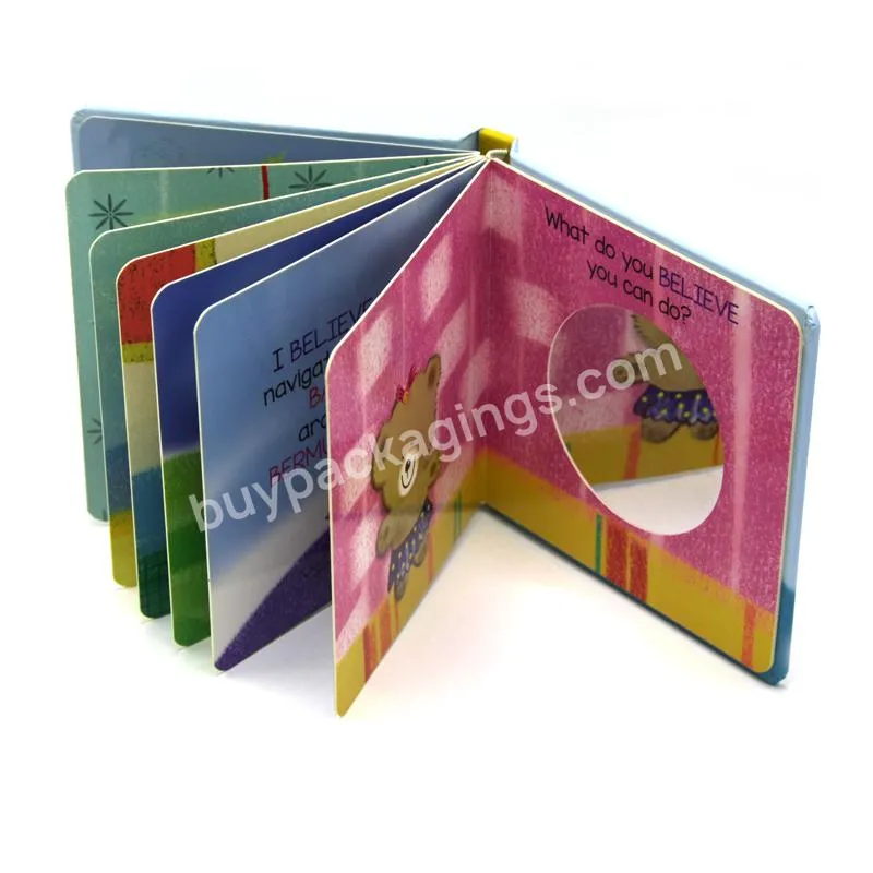 Customized Die Cut Childrens' HardcoverSoft cover Book Board Printing Story Cardboard Book Printing