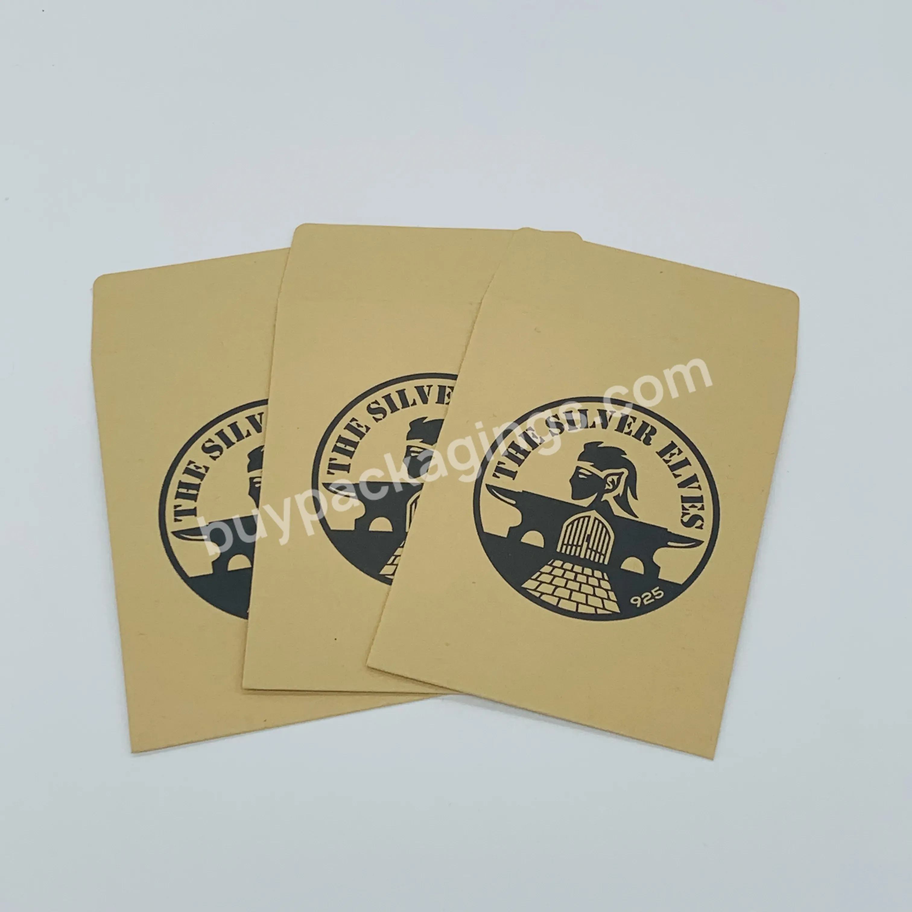 Customized Logo Screen Printing Tiny Brown Kraft Paper Small Name Card Packaging Ticket Mini Envelope - Buy Tiny Paper Envelopes,Small Envelopes For Card Packaging,Ticket Envelopes.