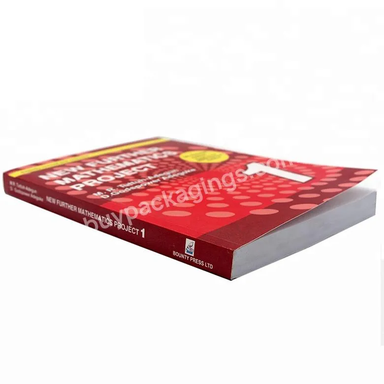 Customized Printing Full Color School Softcover Book OEM Textbook Printing For Education