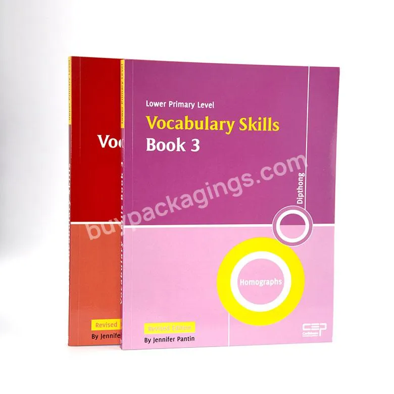 Customized Printing Perfect Binding Softcover Text Book OEM Printing Textbook