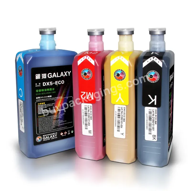 Digital Printer Ink For Mimaki Galaxy Eco Solvent Ink Dx5 - Buy Digital Printer Ink,Eco Solvent Ink Dx5,Galaxy Ink Dx5.