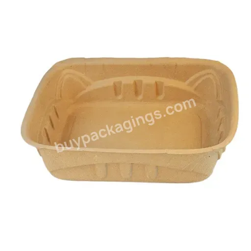 Eco Friendly Dry Pressing Brown Color Pet Products Molded Pulp Cat Litter Box Paper Box - Buy Corrugated Paper Box,Pet,Cat Carrier Carton Box.