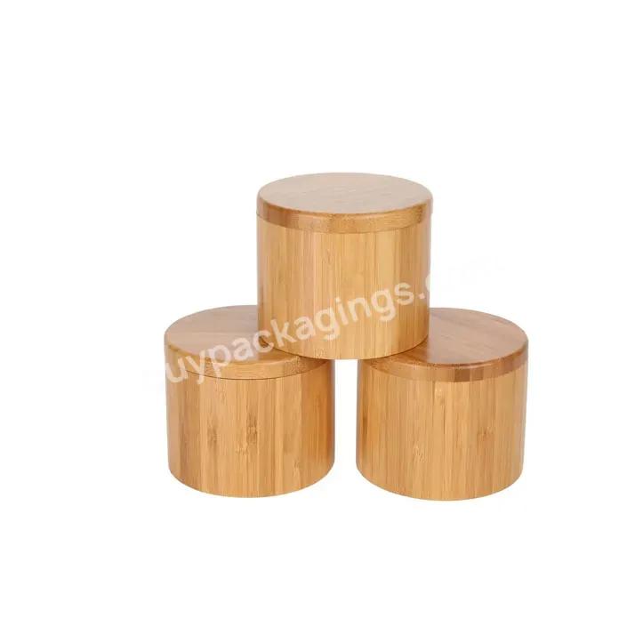 Eco Friendly Useful Real Bamboo Wooden Jar Bamboo Salt Spice Seasoning Jars Custom Wooden Jars - Buy Bamboo Spice Jars,Wooden Jars,Seasoning Jar.