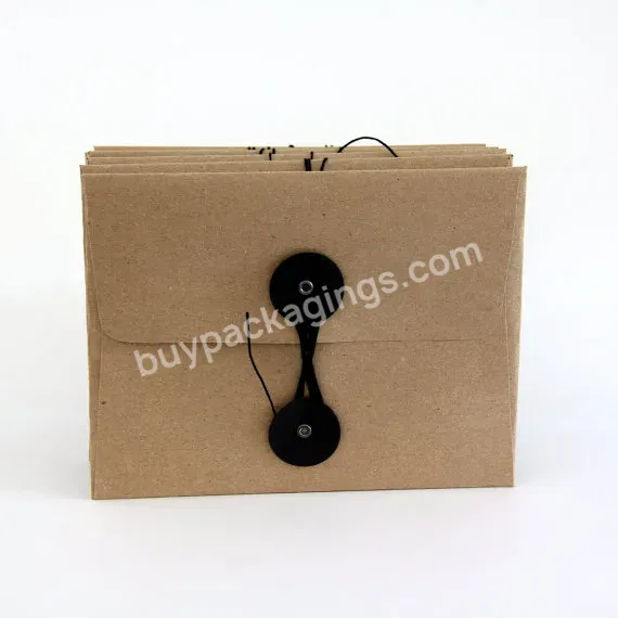 Economic Office Documents String And Button Kraft Envelope Sleeve - Buy Kraft Envelope,String And Button Kraft Envelope,Office Envelope Sleeve.