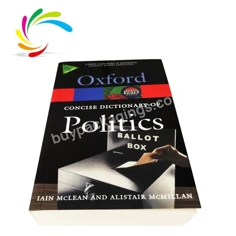 Factory Price Soft Cover English Dictionary Stock Oxford CONCISE DICTIONARY OF Politics for School student