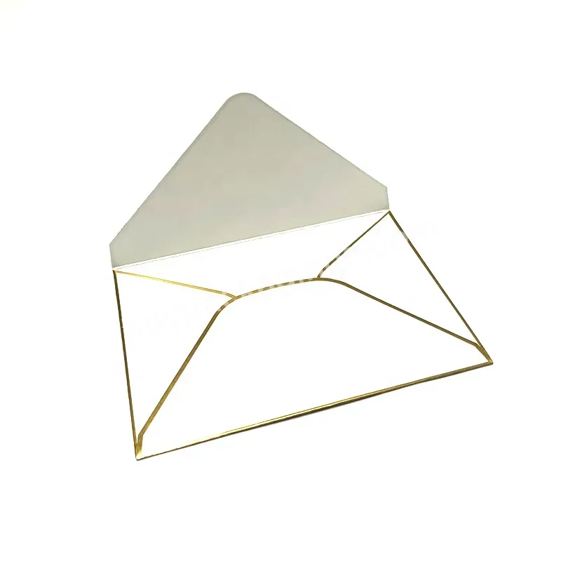 Fancy Packaging Wholesale Custom Pearl Paper Logo Gold Foil Inviting Envelope Paper Card Envelope - Buy Paper Card Envelope,Gold Foil Envelope,Custom Envelope Packaging.