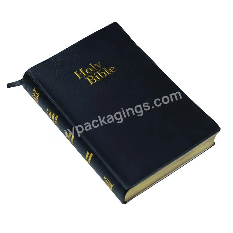 Fast Delivery Stock New KJV Version Bibles Books BIG Size Gilding NKJV BIBLES Soft Leather Cover HOLY BIBLE